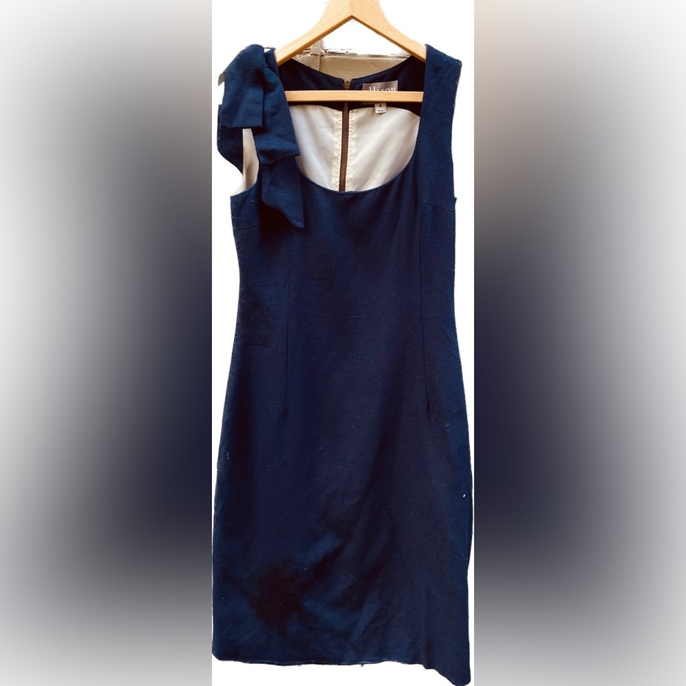 Navy cotton dress